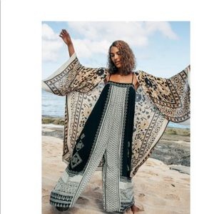 Free People Boho Jumpsuit size large new with tags